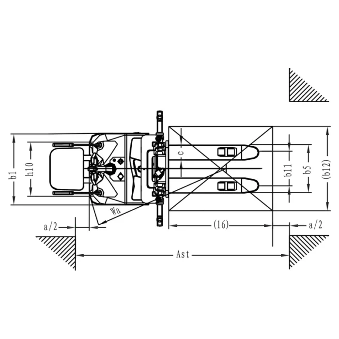 EVV20-P elektrisk stabler med triplexmast – visning 5