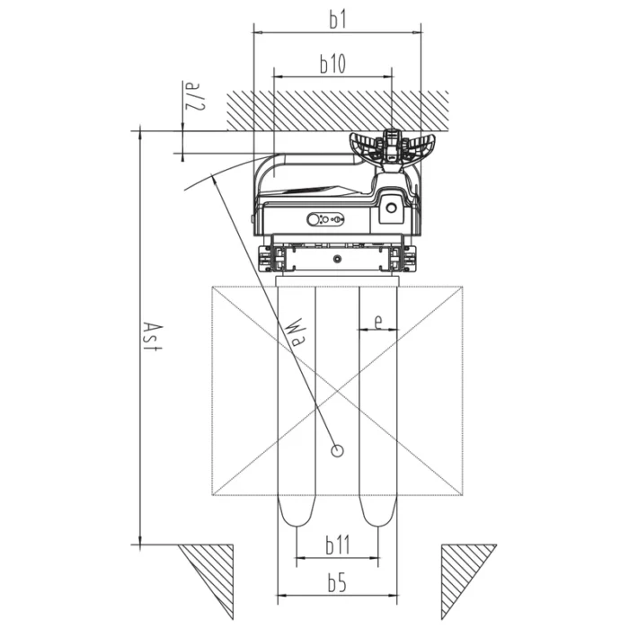 Elektrisk dobbeltpallestabler EVV10B-I/EVV12B-I – produktbillede 3
