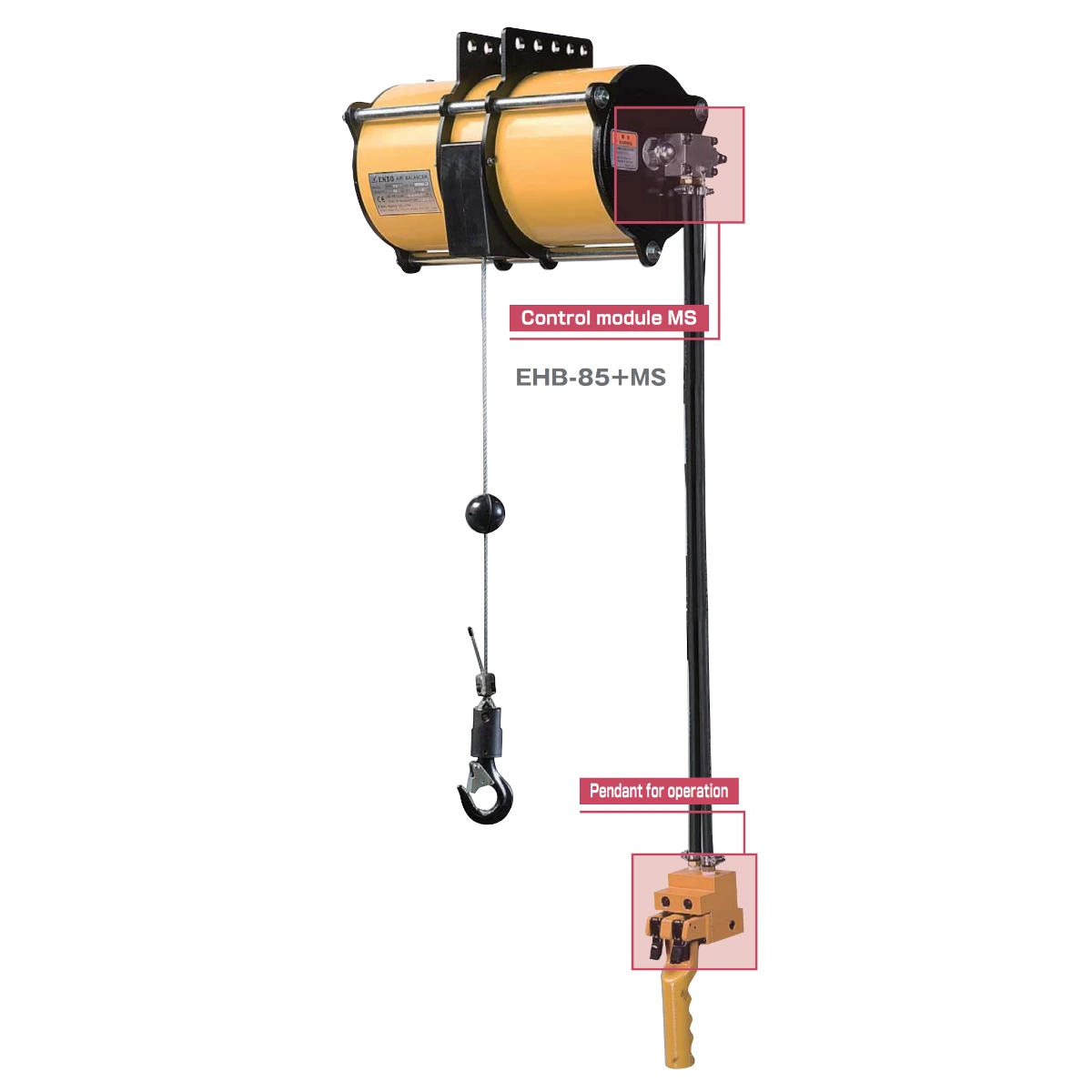 ENDO ATEX pneumatisk balancer EHB (MS-modul) 0-270 kg
