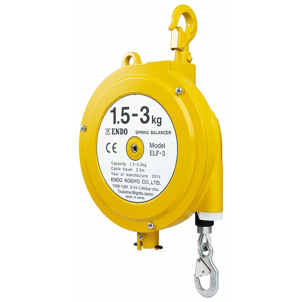 ENDO fjederbalancer med lang vandring (ELF-3) 1,5-3 kg