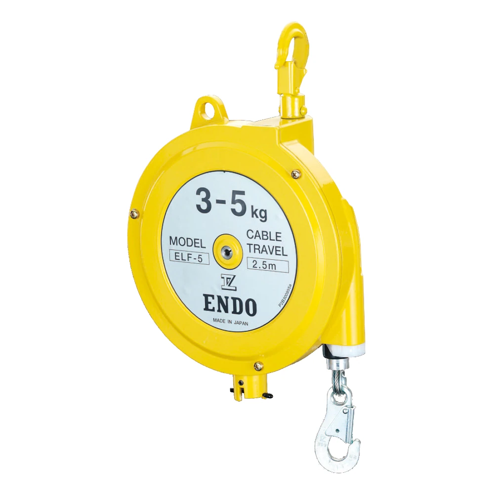 ENDO fjederbalancer med lang vandring (ELF-5), 3-5 kg