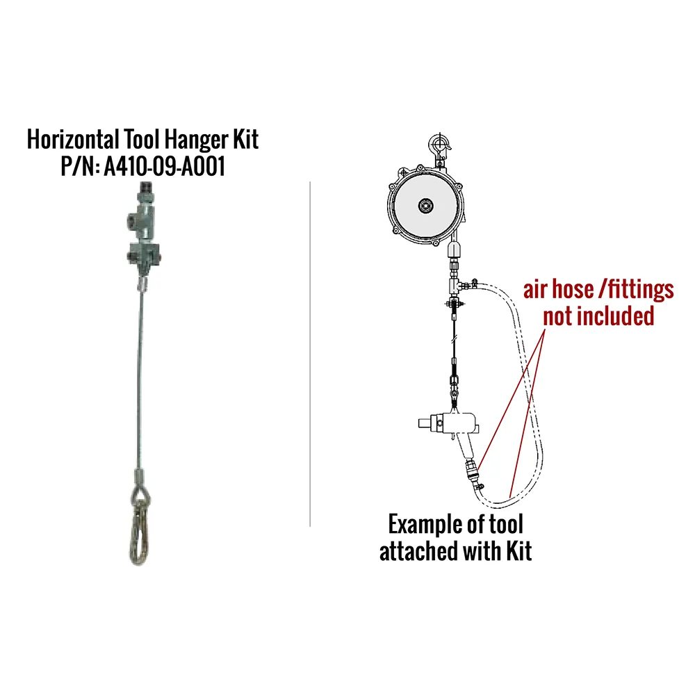 ENDO fjederbalancer THB-25A med belastningsområde på 1,5-2,5 kg