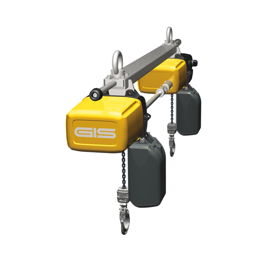 GIS GPS synkroniserede elektriske kædetaljer til lange emner 500–5000 kg