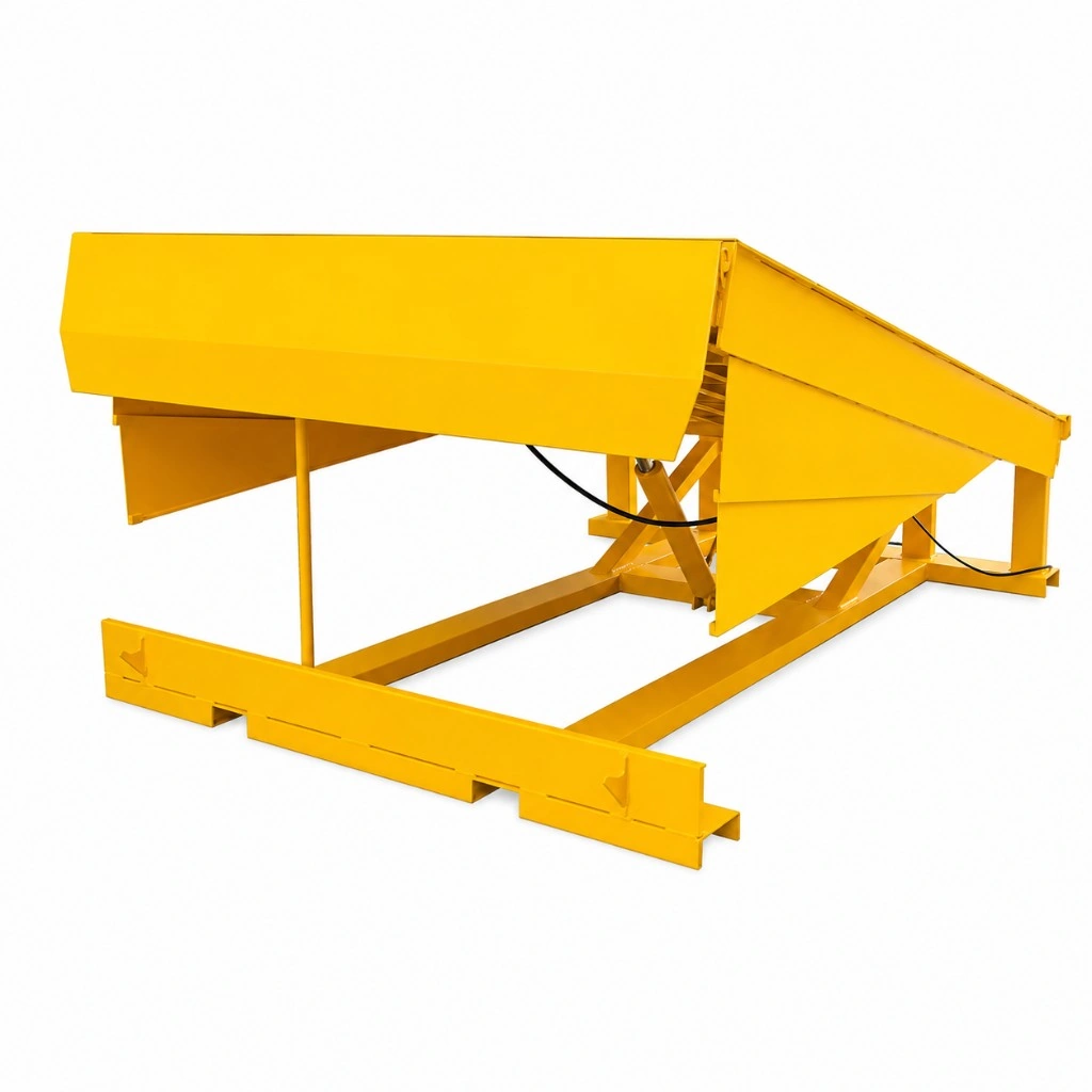 Hydraulisk læssebro NHUR i hævet position