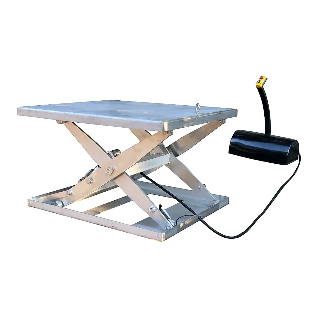Elektrisk løftebord i rustfrit stål AISI 304 (JHS1800S) 1800 kg