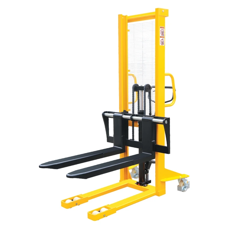 Manuel stabler med justerbare gafler (RVV-PV) 1000-1500 kg