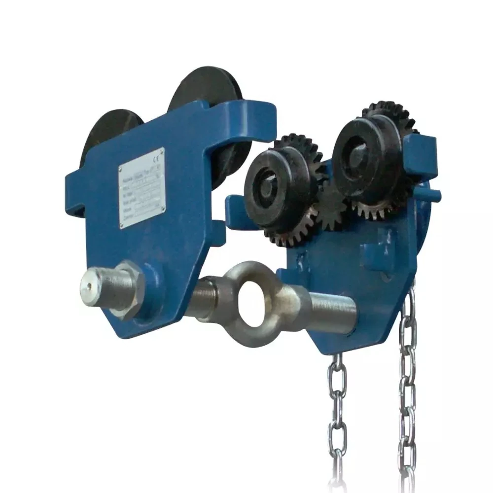 Løbekat med håndkæde til bred flange (MGW-TROLLEY) 1000-5000 kg