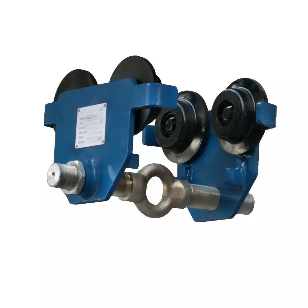 Skubbeløbekat til bjælke, bred flange (MW-TROLLEY) 1000-5000 kg