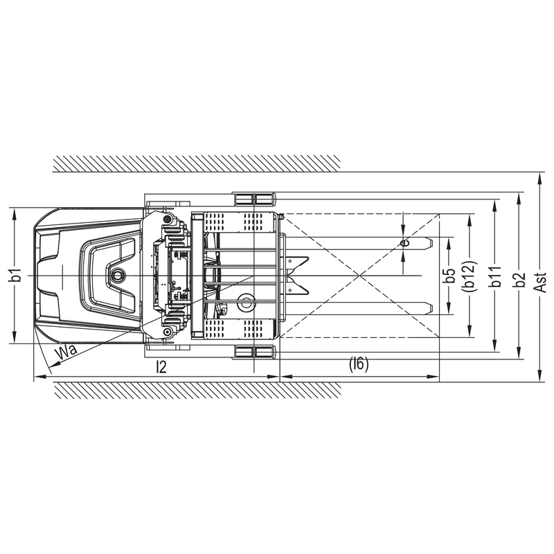 Elektrisk VKV15-ordreplukker til lager og distributionscenter