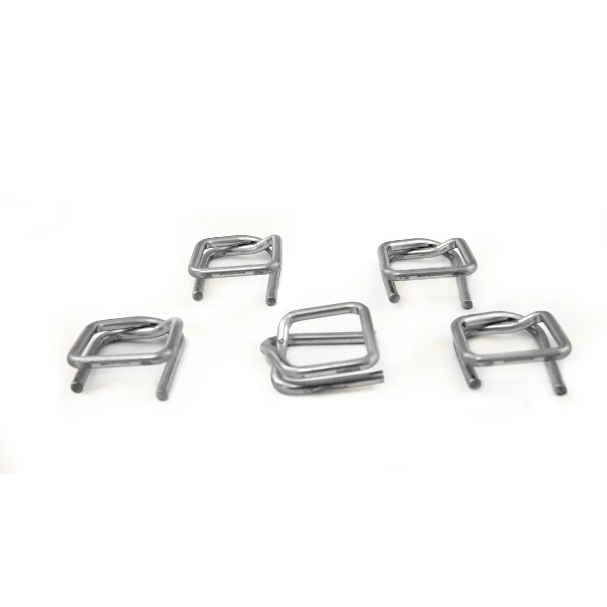 Galvaniserede trådspænder til polyesterbånd (BUCKLES-13G) 13 mm