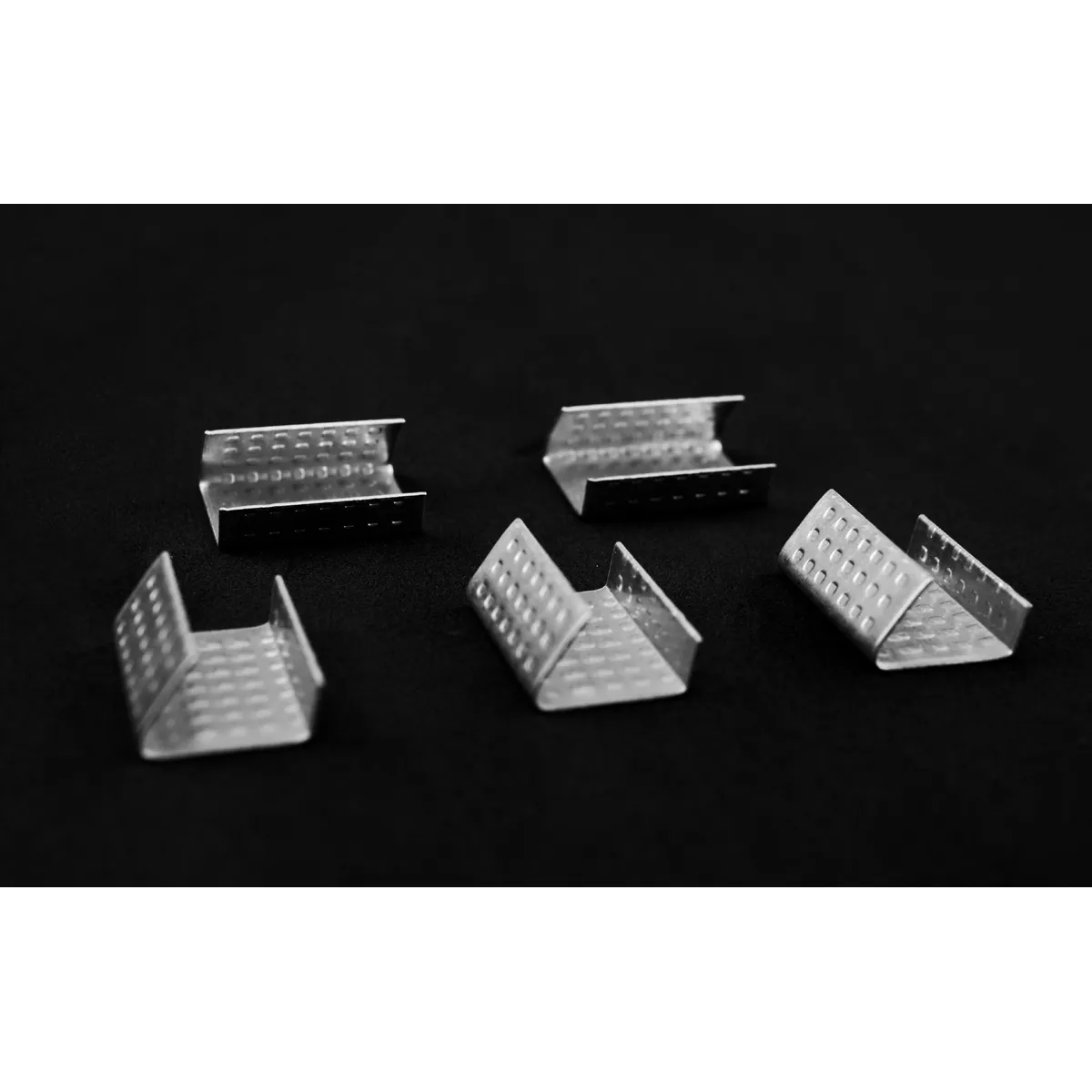 Stålplomber til PP-omsnøringsbånd (BUCKLES-16PP) 16 mm