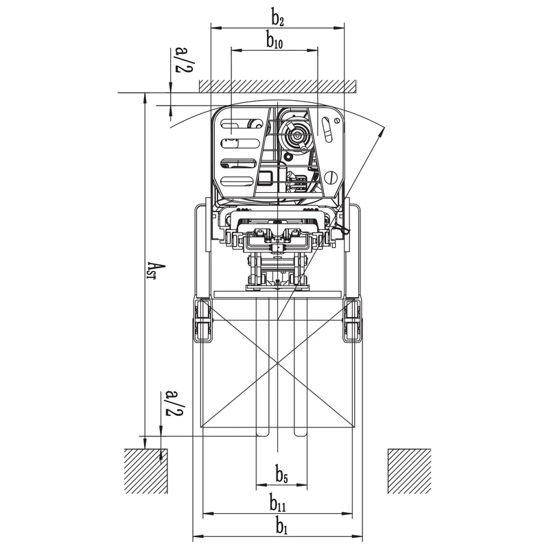 REV15DS/REV18DS elektrisk lager-reachtruck