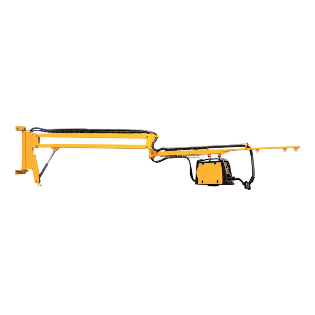 Fast vægsvingkran med kabel- og slangeholder (ZDAP-F), 50 kg, 3–6 m